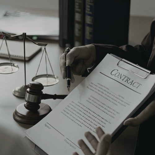 Contrato a ser assinado